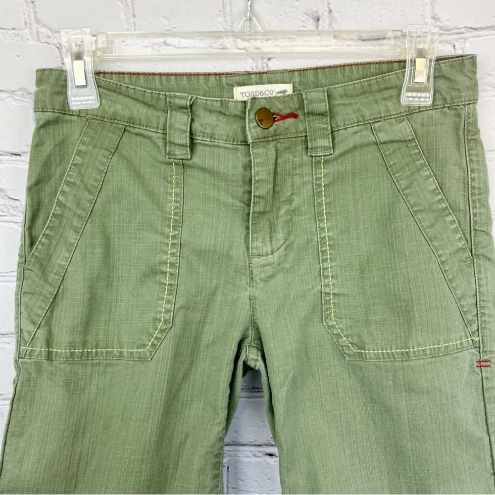 Toad&Co Touchstone Stretch Bermuda Shorts Sz 2